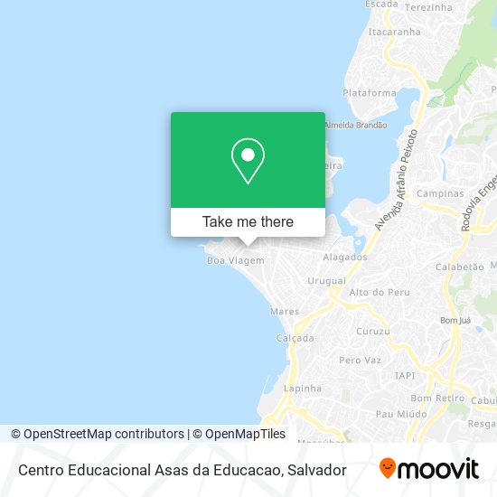 Mapa Centro Educacional Asas da Educacao