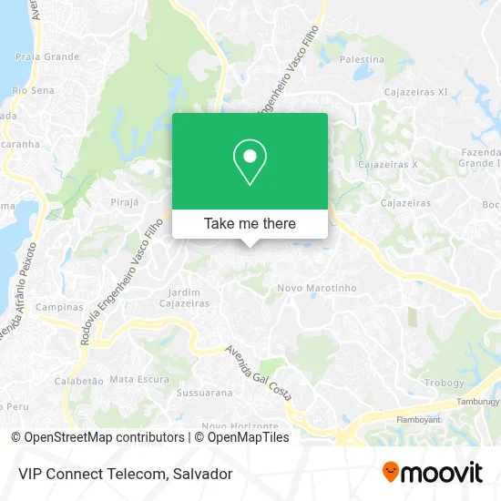 VIP Connect Telecom map