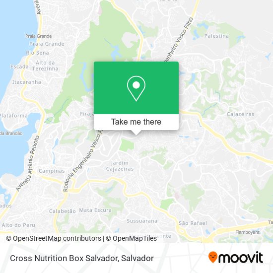 Cross Nutrition Box Salvador map