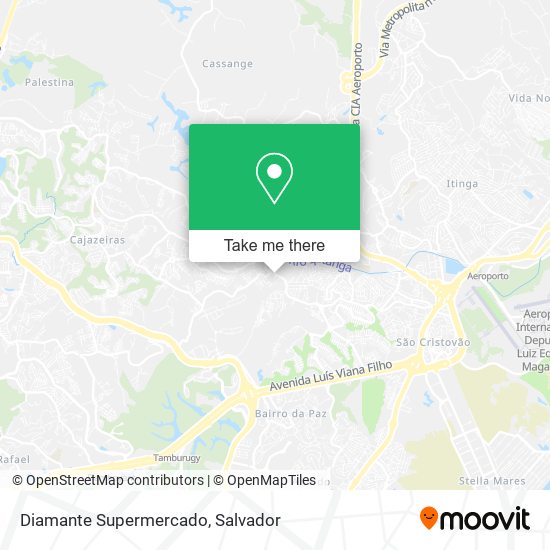 Diamante Supermercado map