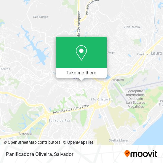 Panificadora Oliveira map