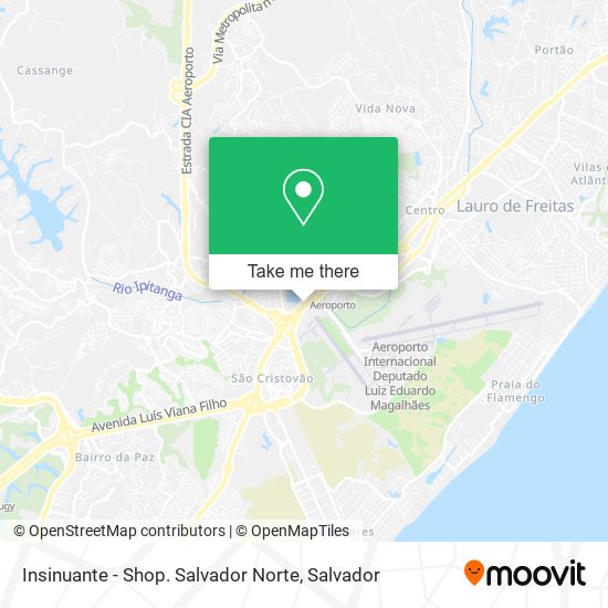 Insinuante - Shop. Salvador Norte map