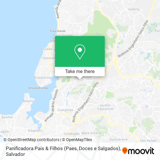 Panificadora Pais & Filhos (Paes, Doces e Salgados) map