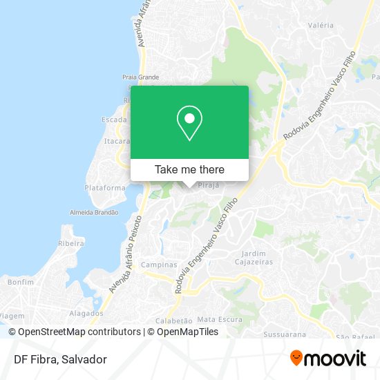 DF Fibra map