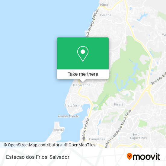 Estacao dos Frios map