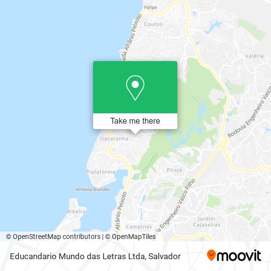 Mapa Educandario Mundo das Letras Ltda