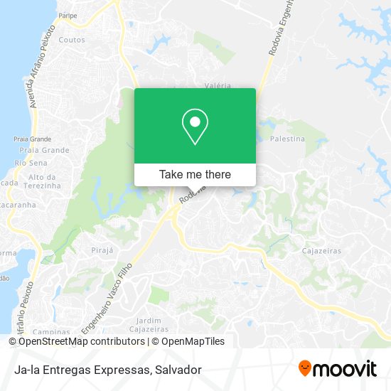 Ja-la Entregas Expressas map