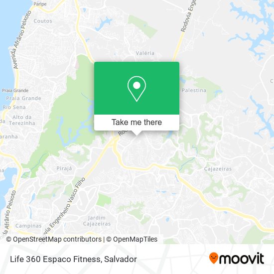 Mapa Life 360 Espaco Fitness