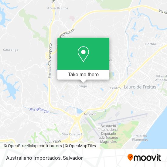 Australiano Importados map