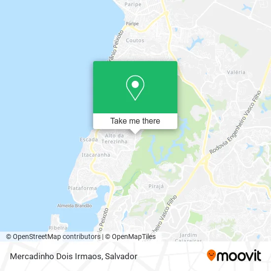 Mercadinho Dois Irmaos map
