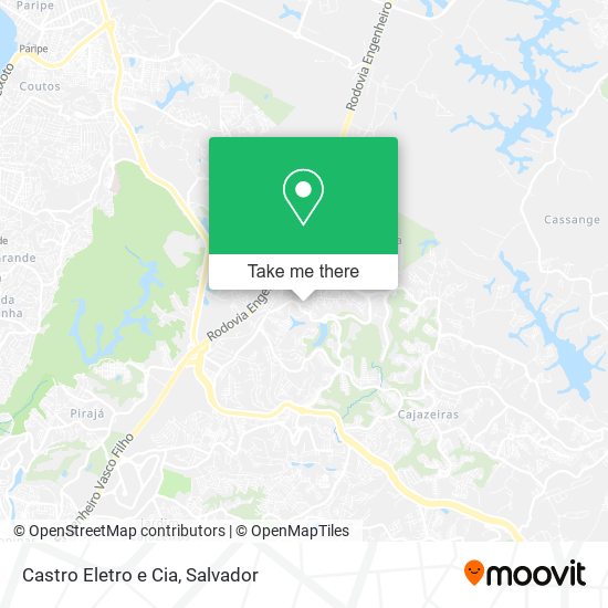Castro Eletro e Cia map