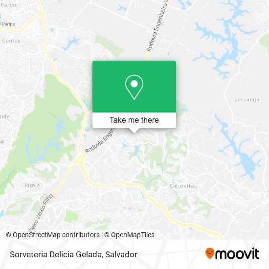 Sorveteria Delicia Gelada map