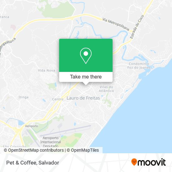 Pet & Coffee map