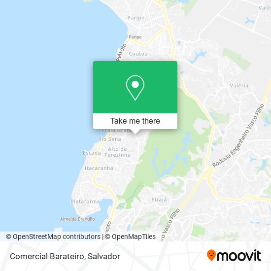 Comercial Barateiro map