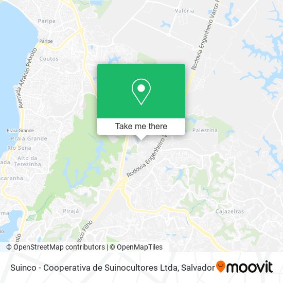 Suinco - Cooperativa de Suinocultores Ltda map