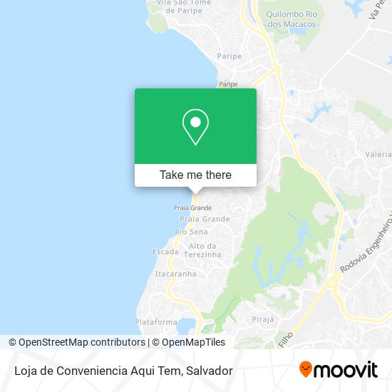 Loja de Conveniencia Aqui Tem map