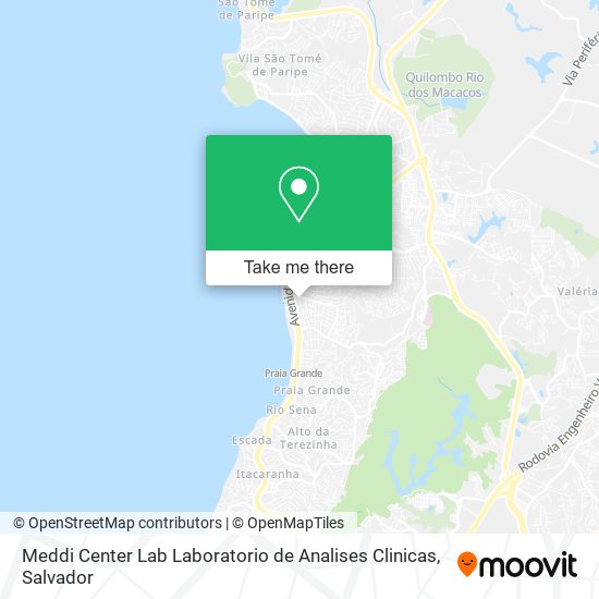 Mapa Meddi Center Lab Laboratorio de Analises Clinicas