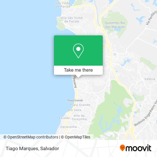 Mapa Tiago Marques
