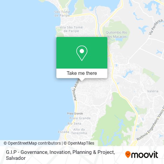 G.I.P - Governance, Inovation, Planning & Project map