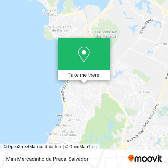 Mapa Mini Mercadinho da Praca