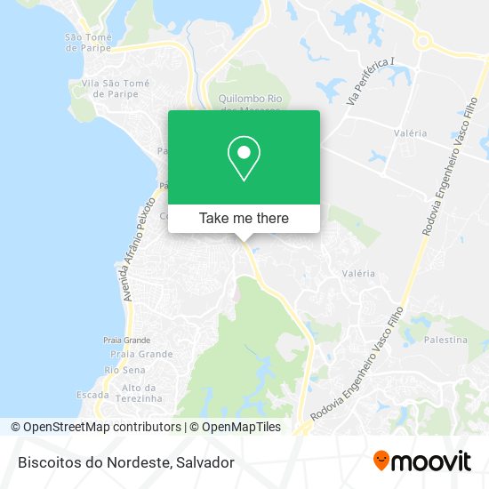 Mapa Biscoitos do Nordeste