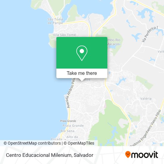Centro Educacional Milenium map
