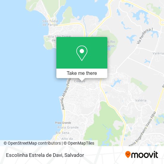 Mapa Escolinha Estrela de Davi