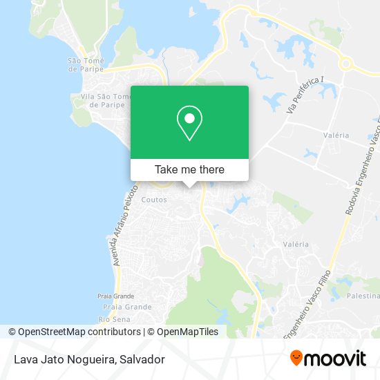 Lava Jato Nogueira map