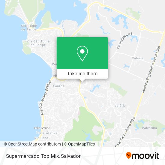 Supermercado Top Mix map