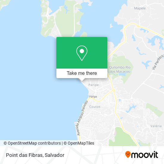 Mapa Point das Fibras