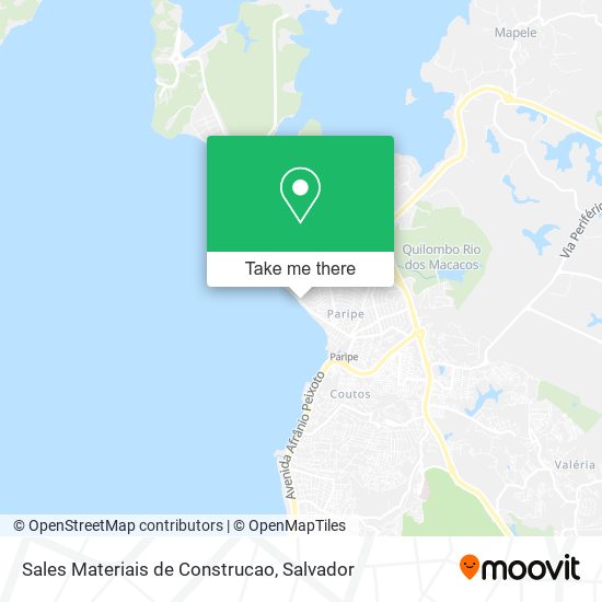 Sales Materiais de Construcao map