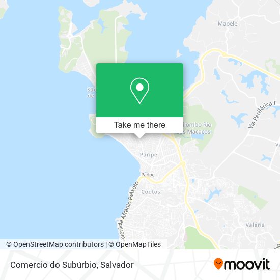 Comercio do Subúrbio map