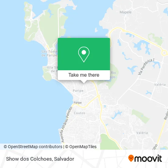 Show dos Colchoes map