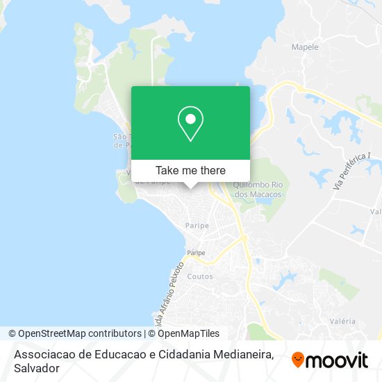 Associacao de Educacao e Cidadania Medianeira map