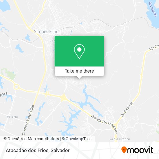 Atacadao dos Frios map