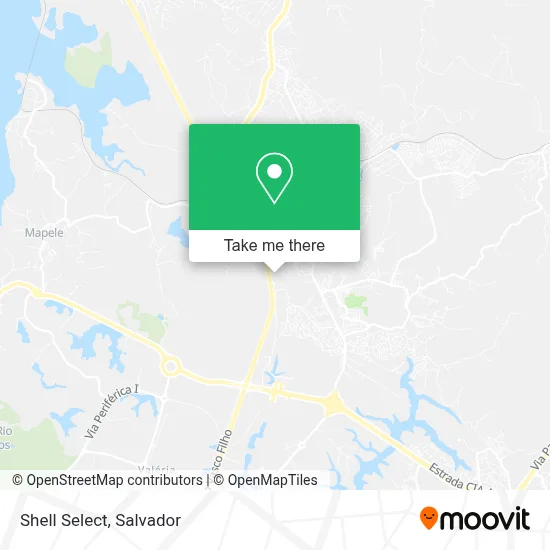 Shell Select map