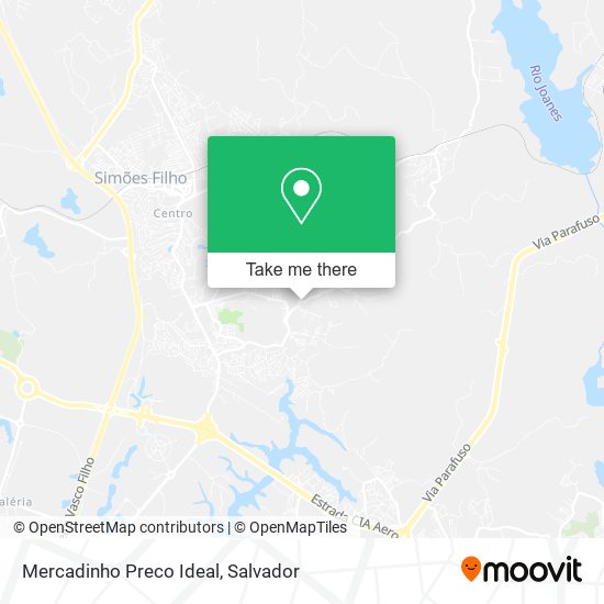 Mercadinho Preco Ideal map