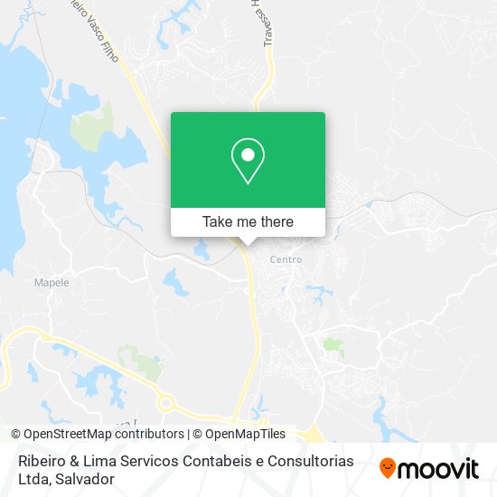 Mapa Ribeiro & Lima Servicos Contabeis e Consultorias Ltda