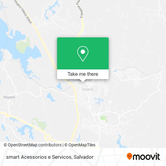 Mapa smart Acessorios e Servicos