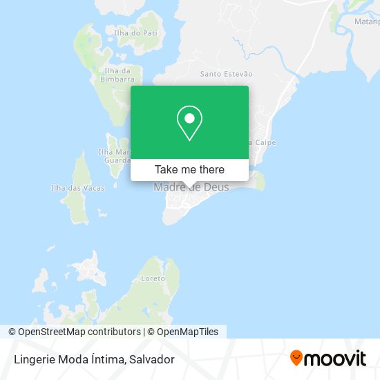 Lingerie Moda Íntima map