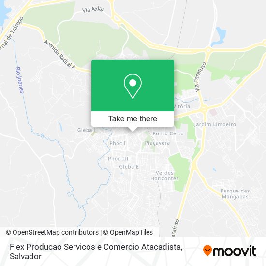 Mapa Flex Producao Servicos e Comercio Atacadista