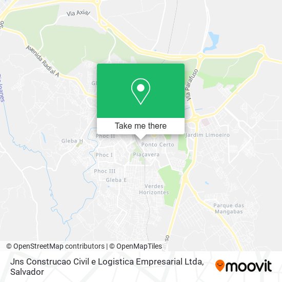 Jns Construcao Civil e Logistica Empresarial Ltda map