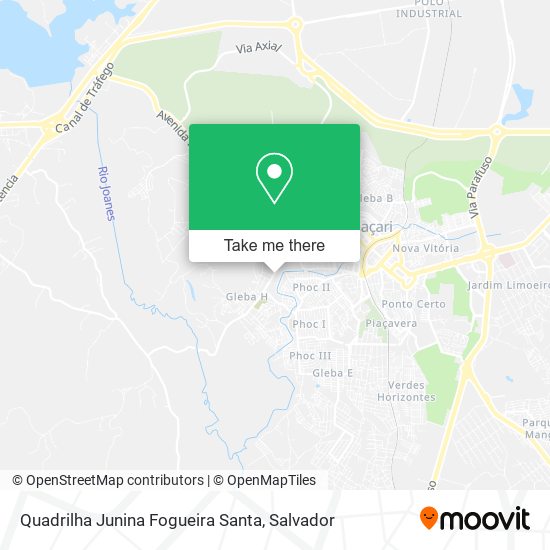 Quadrilha Junina Fogueira Santa map