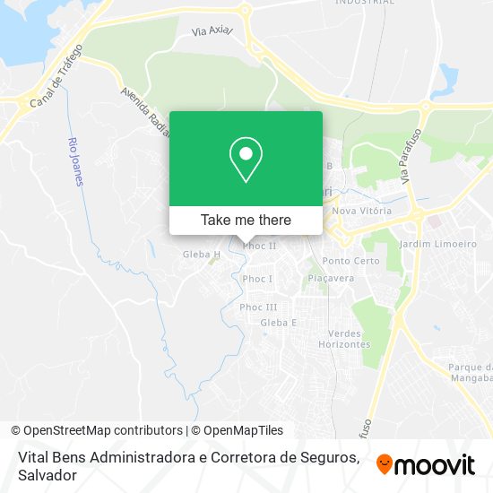 Vital Bens Administradora e Corretora de Seguros map