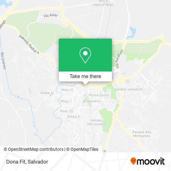 Dona Fit map