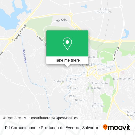 Dif Comunicacao e Producao de Eventos map