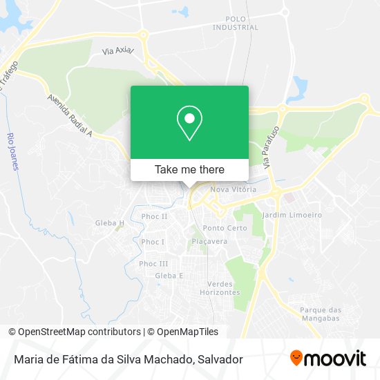 Maria de Fátima da Silva Machado map