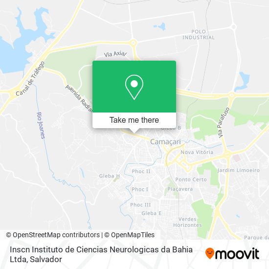 Inscn Instituto de Ciencias Neurologicas da Bahia Ltda map