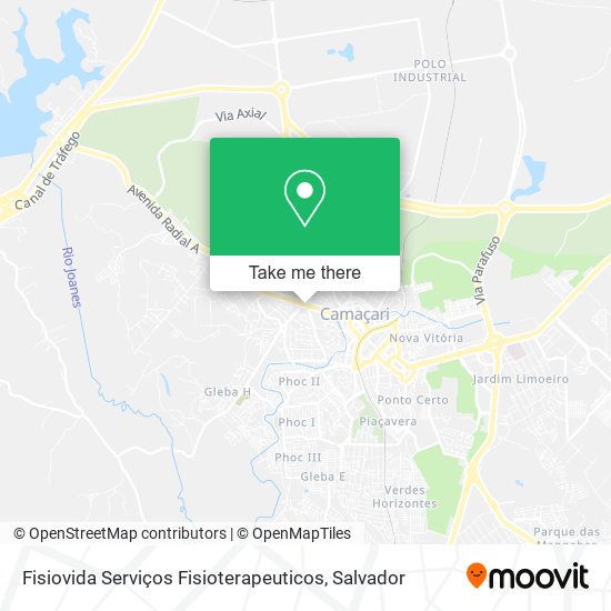 Fisiovida Serviços Fisioterapeuticos map