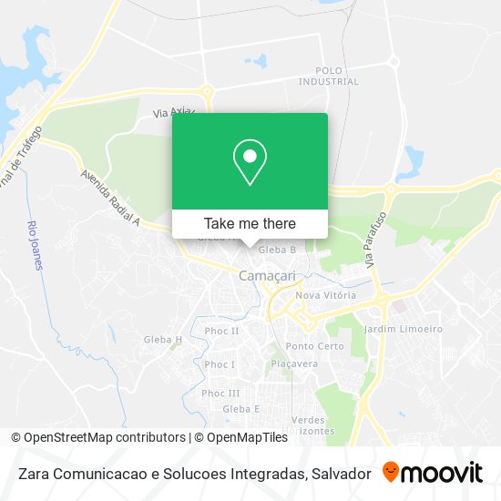 Zara Comunicacao e Solucoes Integradas map